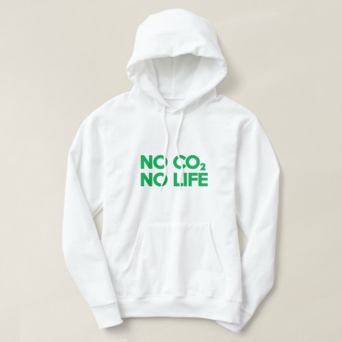 NO CO2 NO LIFE HOODIE