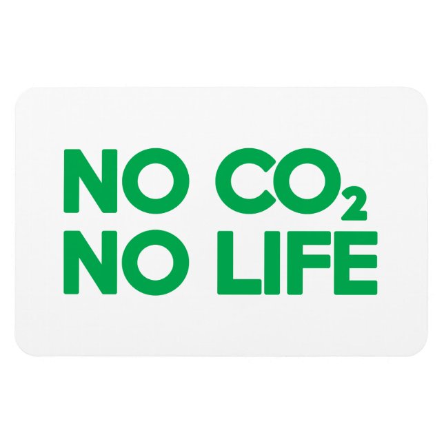 NO CO2 NO LIFE MAGNET (Horizontal)