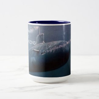 No Coffee Battlestations w Seawolf Two-Tone Coffee Mug