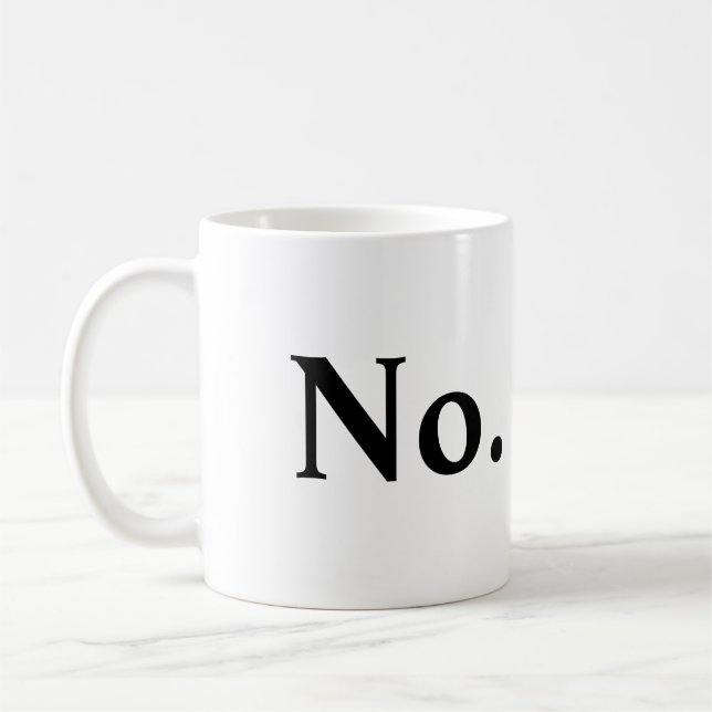 No. Coffee Mug (Left)
