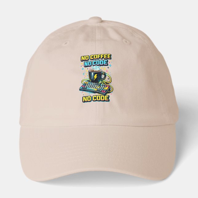 No Coffee No Code Hat (Front)