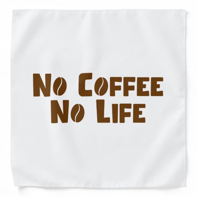 No Coffee No Life Bandana (Front)