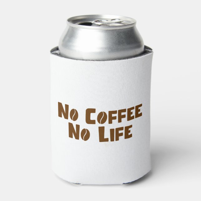 No Coffee No Life Can Cooler (Can Front)