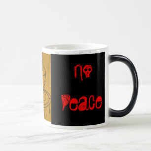 No Coffee No Peace Color Morph Mug