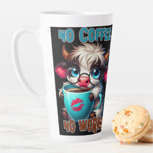No Coffee No Workie Latte Mug