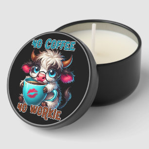 No Coffee No Workie Mini Candle Favors
