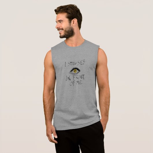 No Coincidence Lyric Sleeveless Shirt (Front Full)