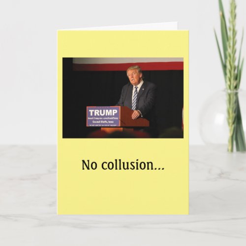 No collusion Card