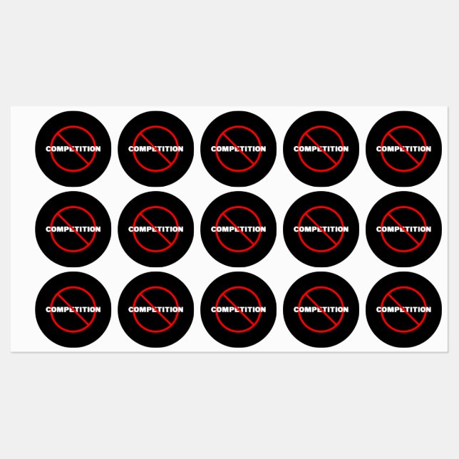 No Competition Labels (Sheet)