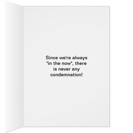 NO Condemnation - Romans 8:1 (Inside (Right))