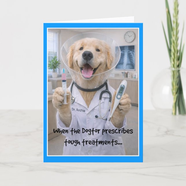 No Cone Treatment Get Well Card COB-1 (Front)