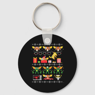 No Cookies After Midnight Happy New Year Funny Xma Keychain