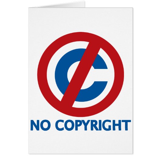 No Copyright Cards (Front)