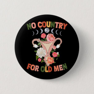 No Country For Old Man Button
