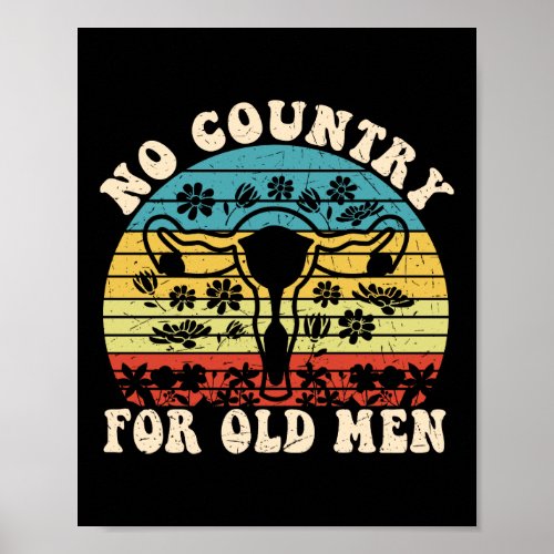 No Country For Old Man Feminist Poster