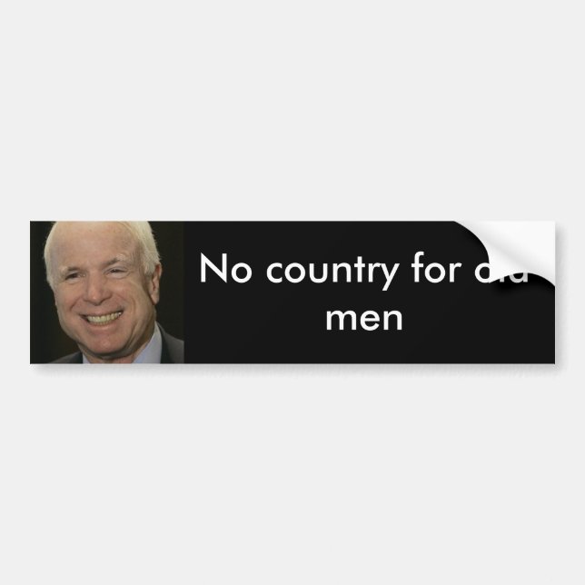 No country for old men Bumper Sticker (Front)
