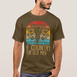 No Country For Old Men Uterus Feminist Women Right T-Shirt