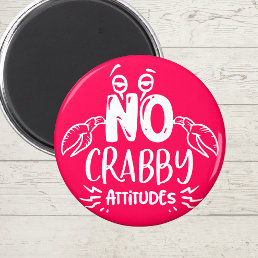 No Crabby Attitudes Stateroom Door Marker Cruise Magnet