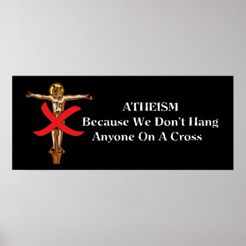 No Crosses Poster