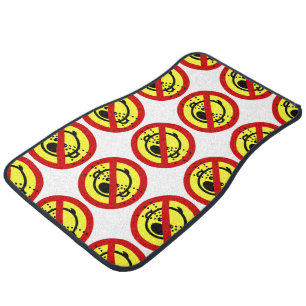 NO Cry Babies ⚠ Thai Airport Sign ⚠ Car Floor Mat