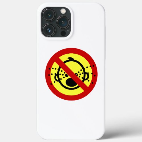 NO Cry Babies  Thai Airport Sign  iPhone 13 Pro Max Case