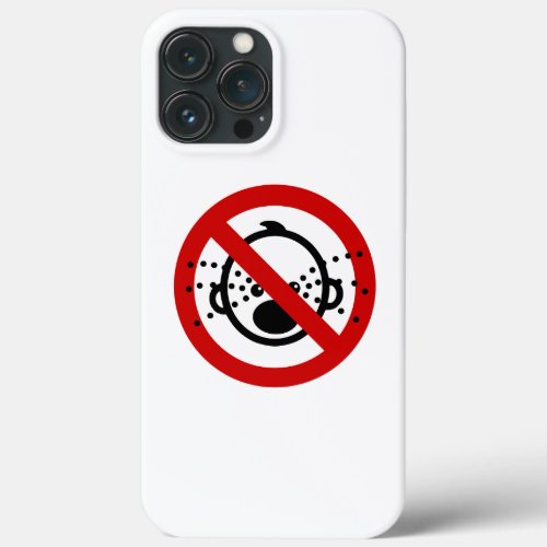 NO Cry Babies  Thai Airport Sign  iPhone 13 Pro Max Case