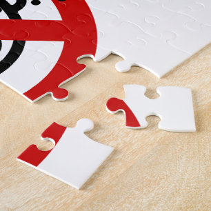 NO Cry Babies ⚠ Thai Airport Sign ⚠ Jigsaw Puzzle