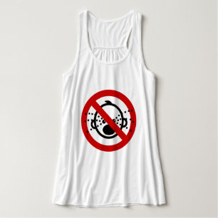 NO Cry Babies ⚠ Thai Airport Sign ⚠ Tank Top