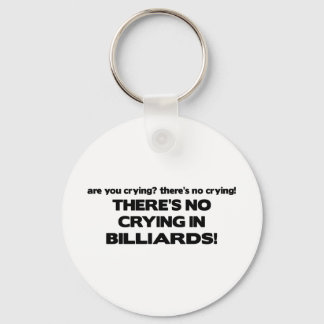 No Crying - Billiards Keychain
