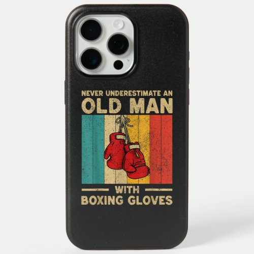 No Crying In Boxing Vintage Boxing Boxer iPhone 15 Pro Max Case