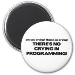 No Crying in Programming Magnet