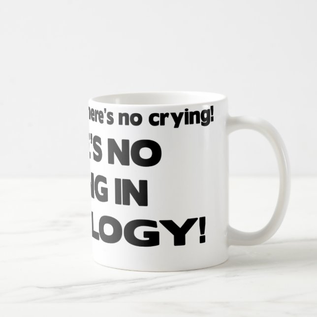 No Crying in Radiology Coffee Mug (Right)