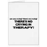 No Crying in Therapy