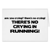 No Crying - Running (Front Horizontal)