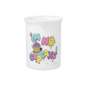 No Cupcake Pitcher