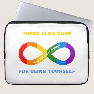 No Cure For Being Yourself Neurodivergent Autistic Laptop Sleeve