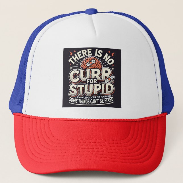 no cure trucker hat (Front)