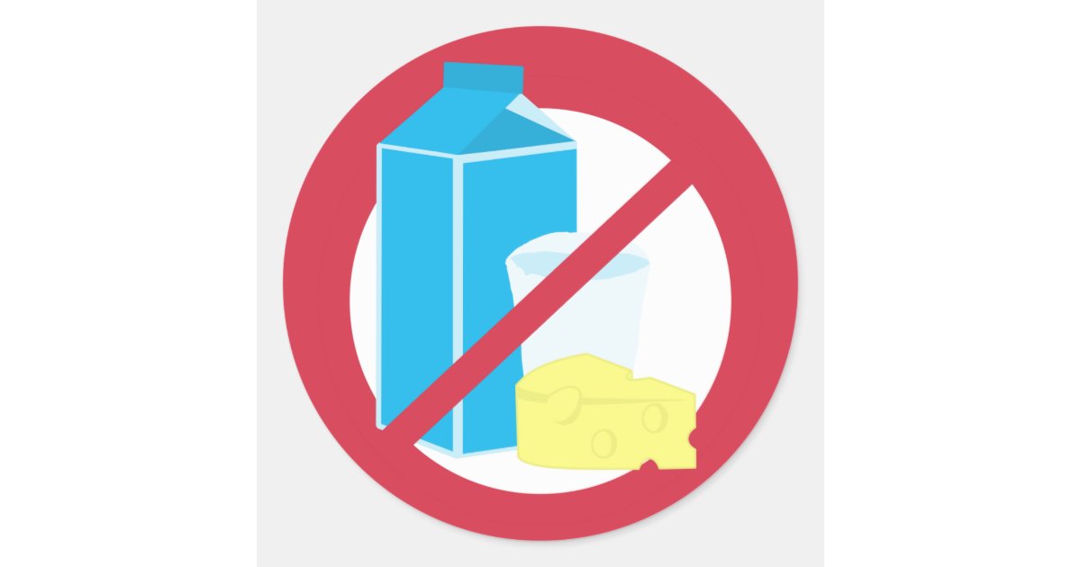 No Dairy Symbol Dairy Free Allergy Warning Classic Round Sticker Zazzle Com No Dairy Symbol Dairy Free Allergy Warning Classic Round Sticker Zazzle Com