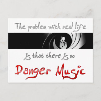 No Danger Music? Postcard