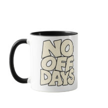No Days Off — Athletic Performance Grind Typograph