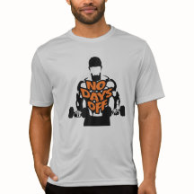No Days Off Workout Gym Shirt Fitness training Tee