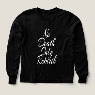 No Death Only Rebirth BOYS BELLA+CANVAS LONGSLEEVE Tri-Blend Shirts
