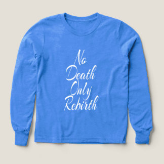 No Death Only Rebirth GIRLS BELLA+CANVAS LONGSLEEV Tri-Blend Shirts