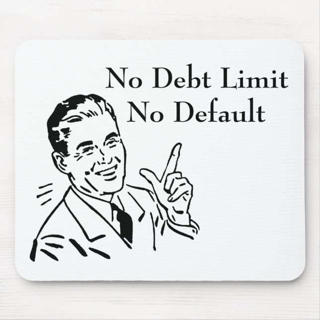 No Debt Limit, No Default Mouse Pad (Front)
