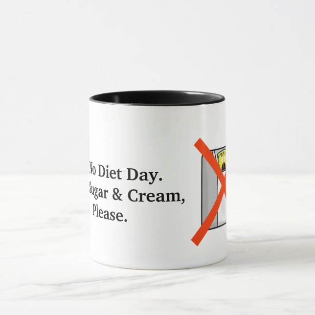 No Diet Day Mug (Center)