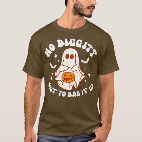 No Diggity Bout to Bag It Up Halloween T_Shirt