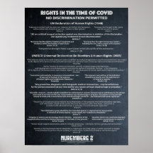 "No Discrimination" Human Rights Small Poster