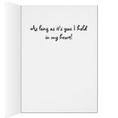 NO distance could keep us apart Papillon Card (Inside (Right))