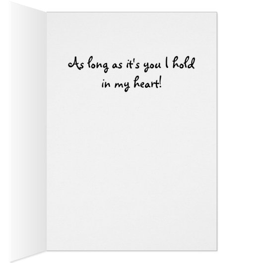 NO distance could keep us apart Papillon Card (Inside (Right))