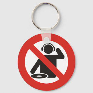 No DJ Zone Keychain